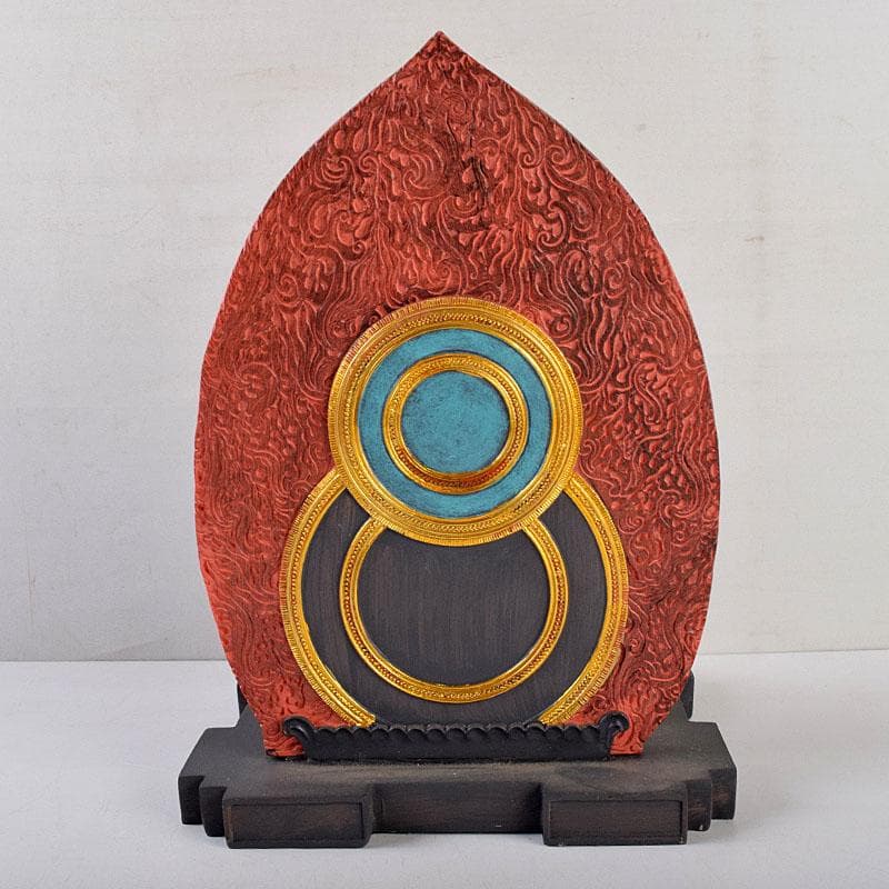 仏教美術　樹脂製　彩色　不動明王坐像　仏像　M　8680