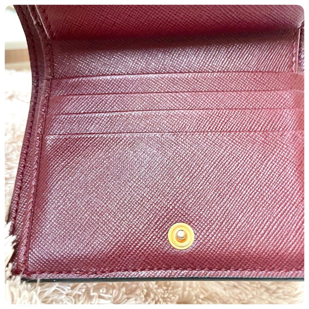 美品✨　マルニ　MARNI　二つ折り財布　ミニウォレット　レザー　マルチカラー