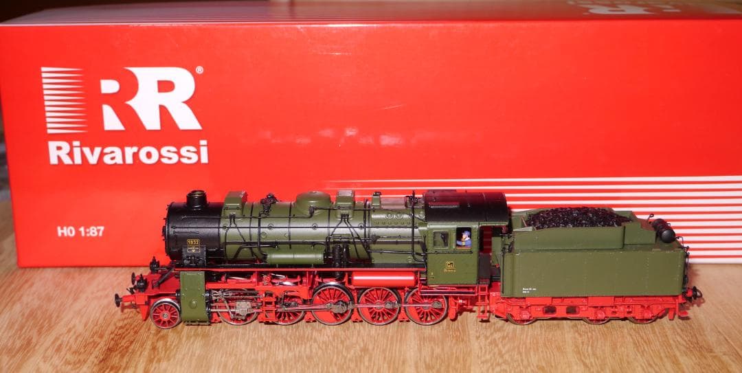 HOゲージ Rivarossi 蒸気機関車 BR58 (DCC,AC仕様)