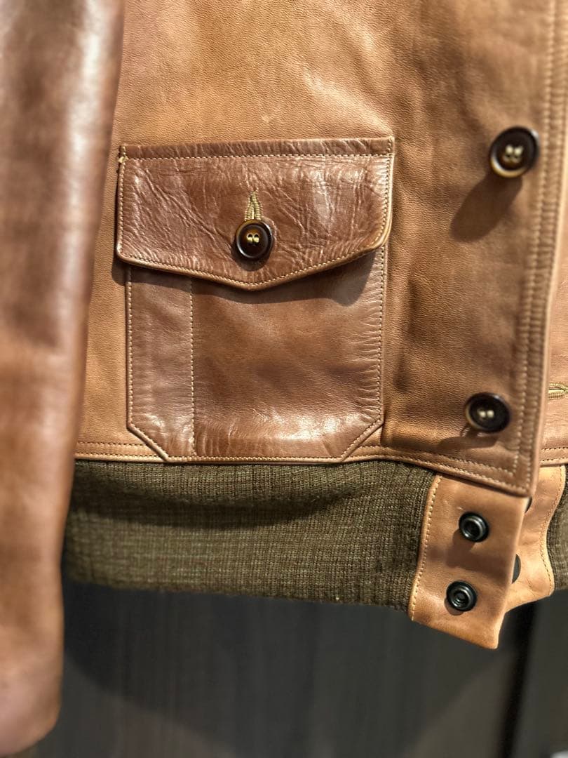 激渋　バズリクソンズ　Type A-1 レザージャケット　フライトジャケット