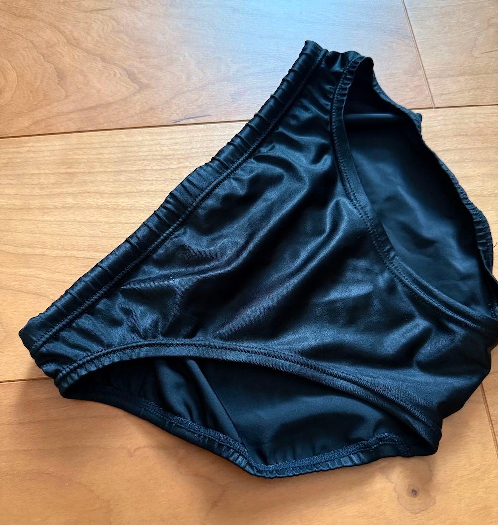 【美品】SPEEDO アクアブレードⅡ ブラック Lサイズ ウロコ 光沢 競パン