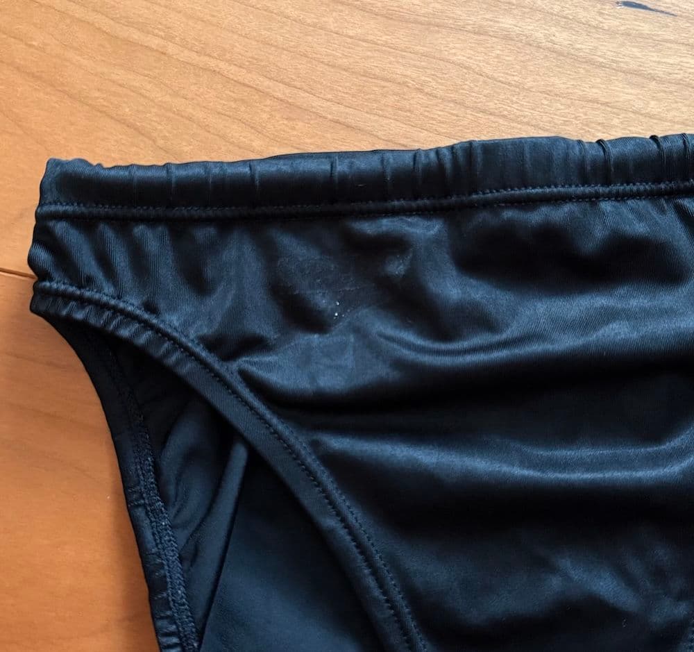 【美品】SPEEDO アクアブレードⅡ ブラック Lサイズ ウロコ 光沢 競パン