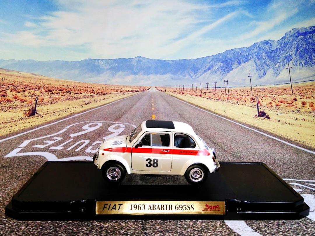 1/18 ロードシグネチャー 1963 フィアット アバルト 695SS