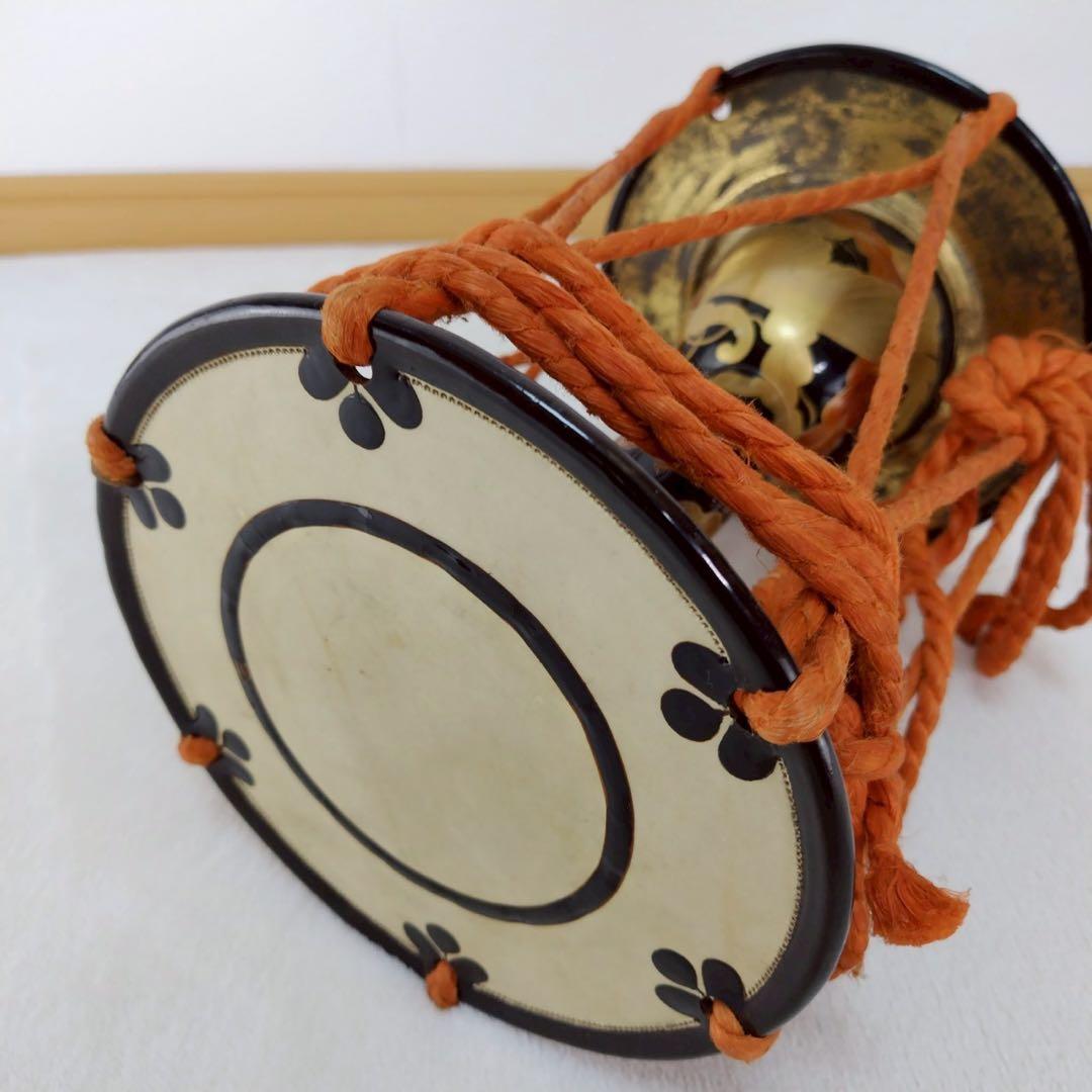 小鼓 和楽器 打楽器 締太鼓 能 歌舞伎 伝統芸能 金蒔絵 本革 雅楽おすすめ
