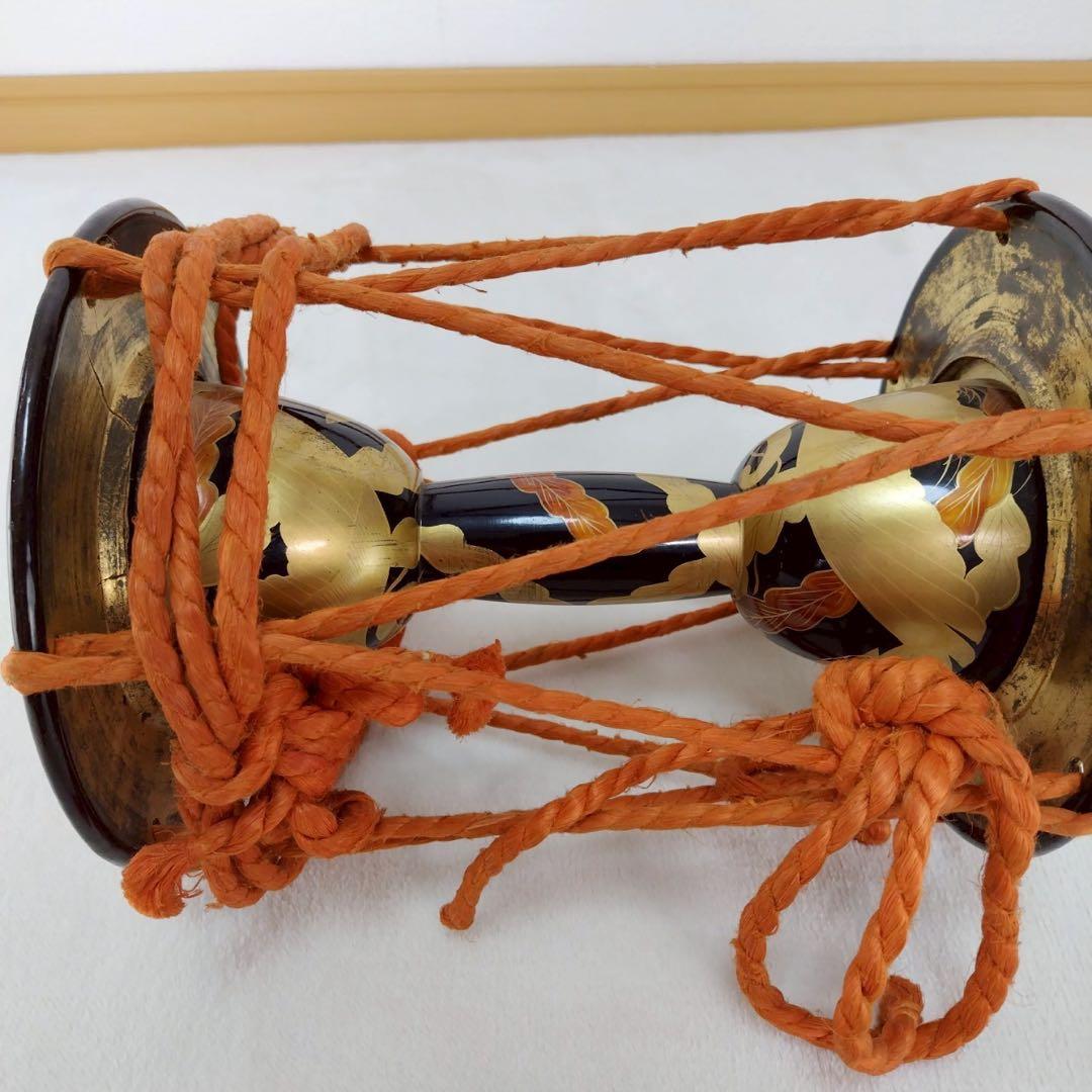 小鼓 和楽器 打楽器 締太鼓 能 歌舞伎 伝統芸能 金蒔絵 本革 雅楽おすすめ