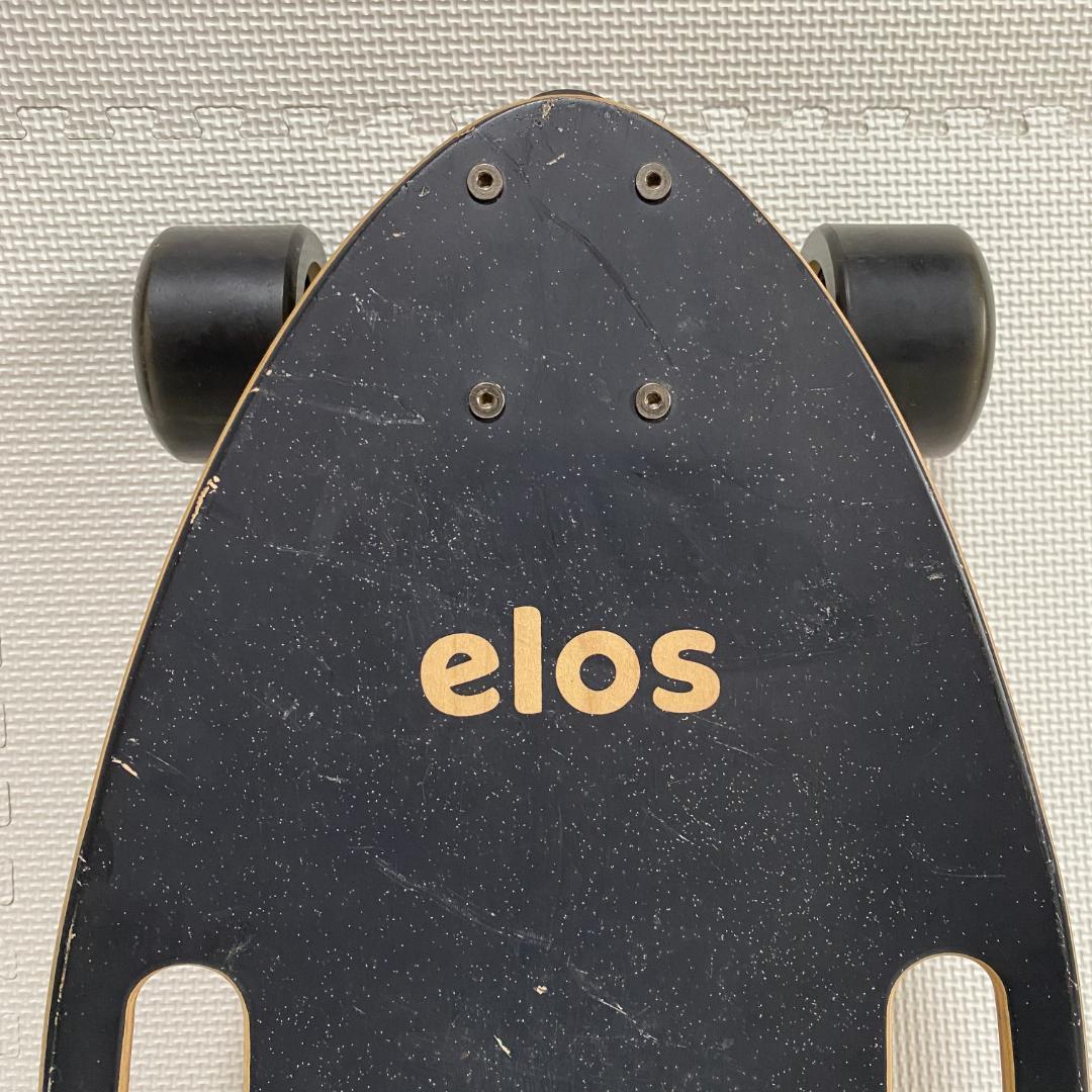elos スケートボード ミニクルーザー ブラック イロス スケボー 動作OK