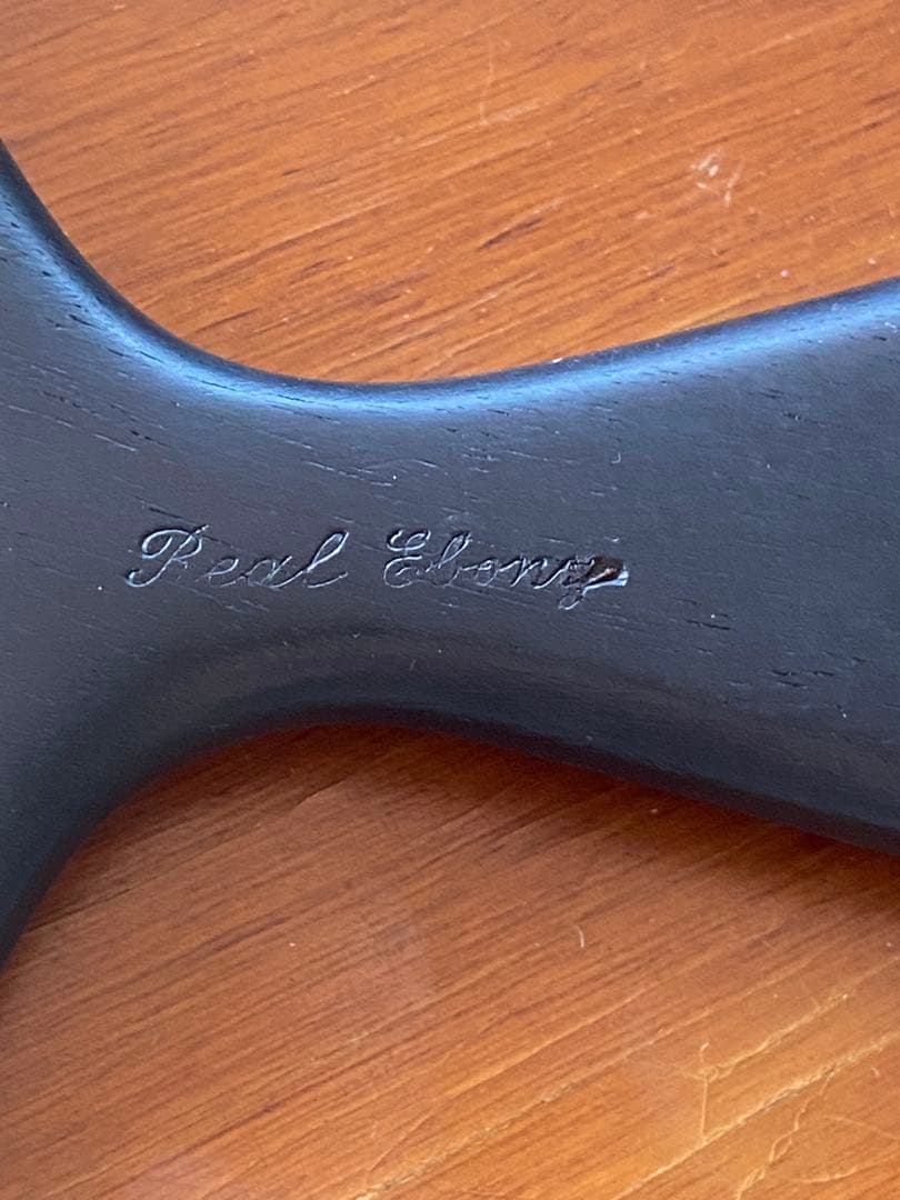 木製ミラーとブラシセット