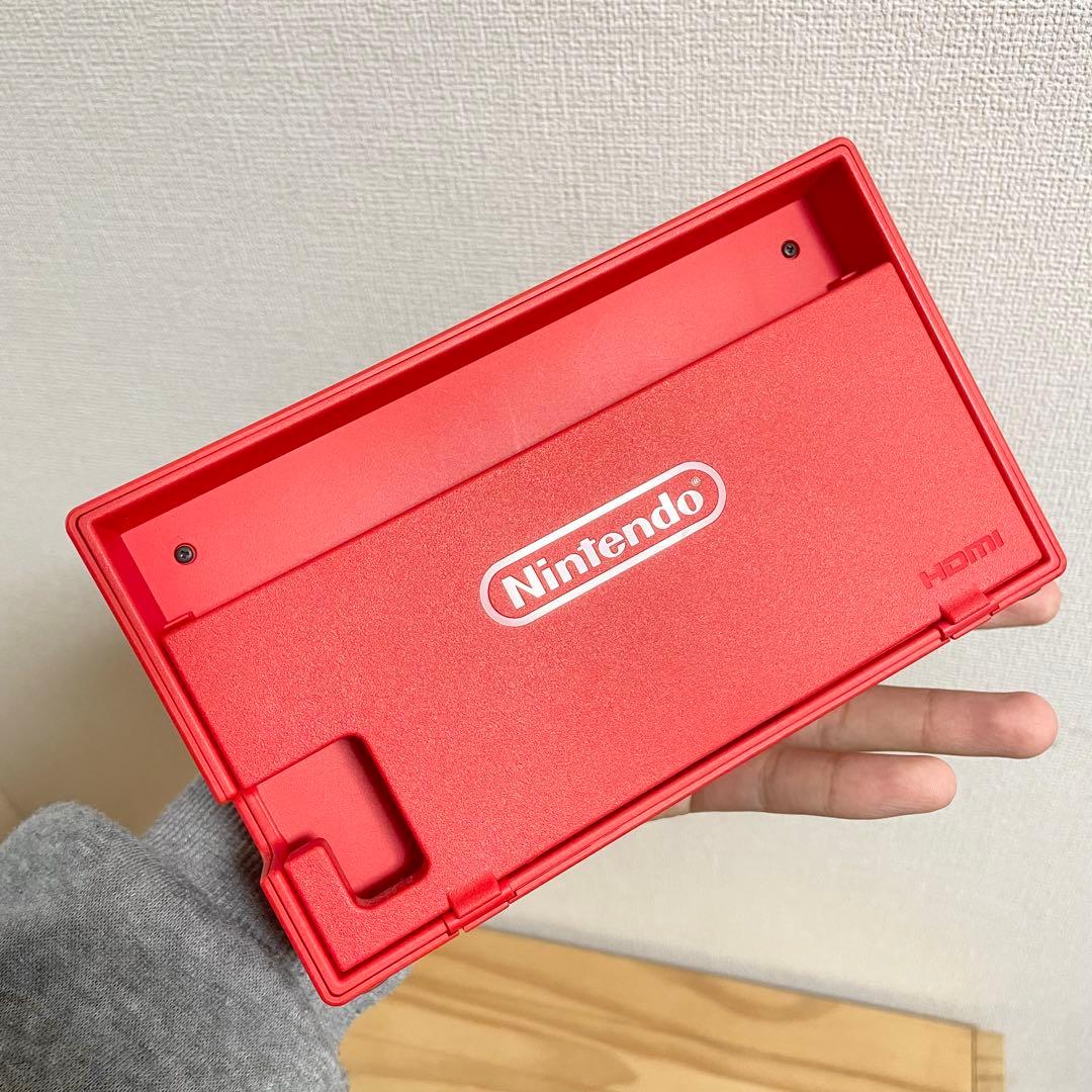 【極美品】Nintendo Switch マリオレッド×ブルー 保護フィルム付き