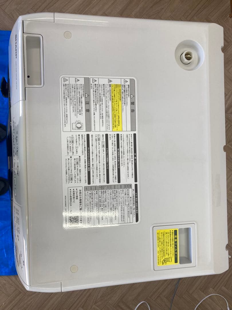 SHARP ドラム式洗濯機 本体 ホワイトES-S7E-WR