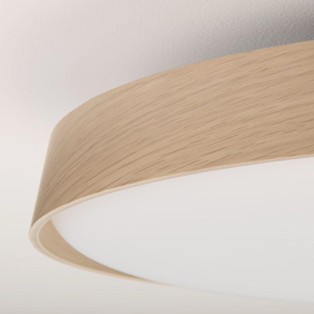 新品未使用　無印　LED 木製シーリングライト　調光調色機能付き　10畳