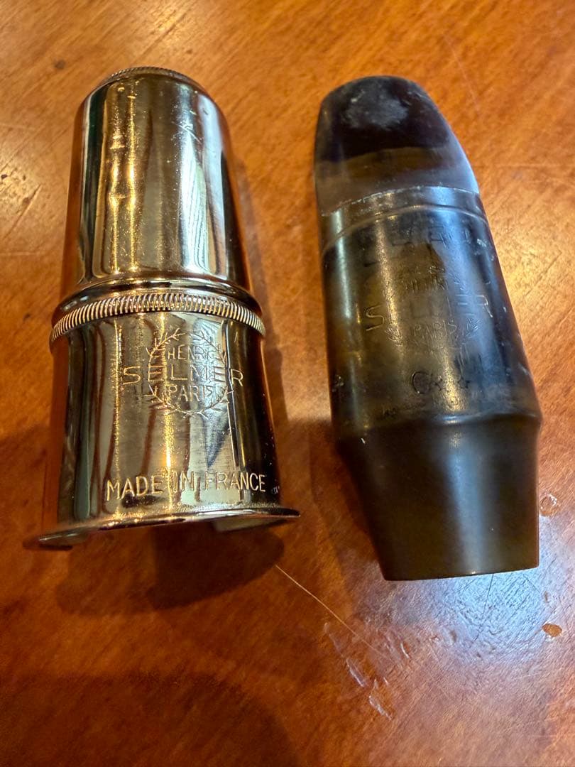 セルマー ソプラノサックスマウスピース とカバー