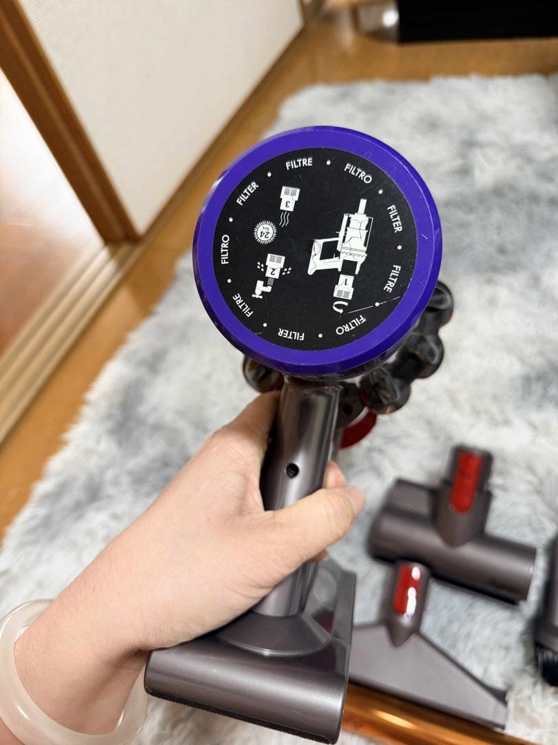 ダイソンフルセット/dyson/SV12/通電確認済/動作確認済/中古品 [H]