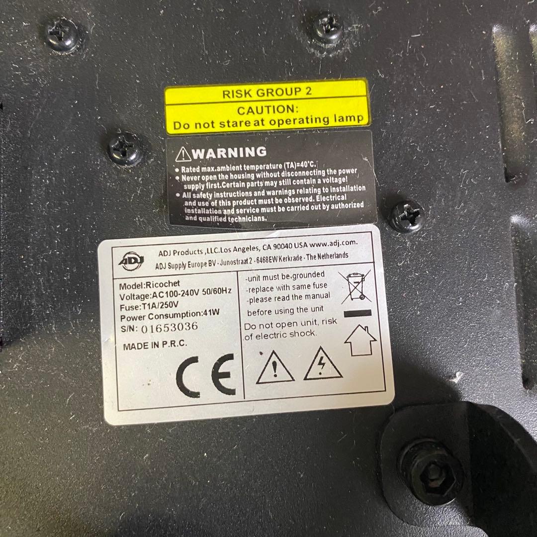 AMERICAN DJミラースキャン RICOCHET 3点セット 機材