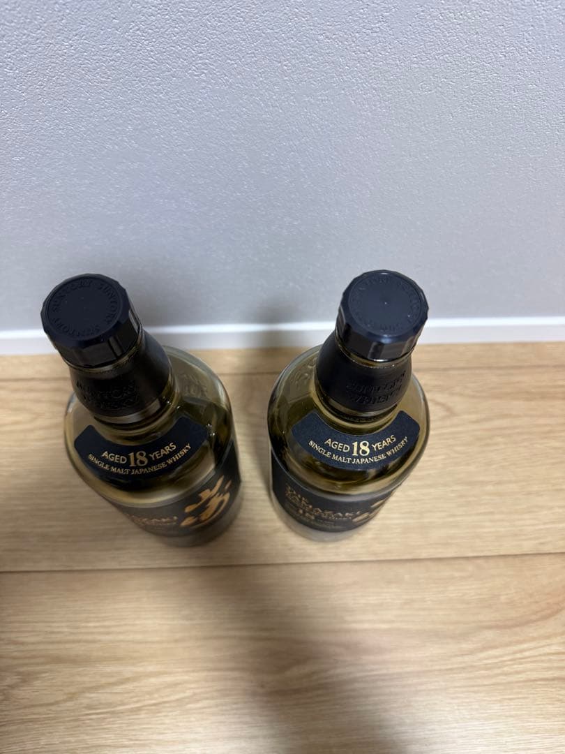 最終値下げ❗️山崎 18年 シングルモルトウイスキー空き瓶2本セット