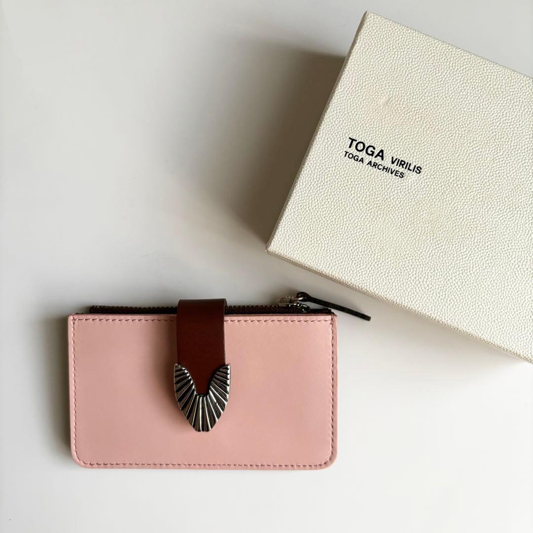 美品 TOGA LEATHER WALLET SMALL