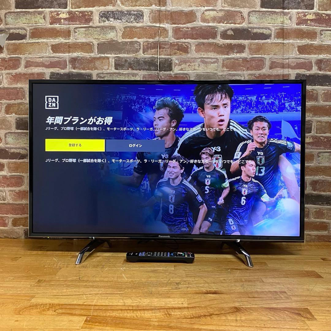 パナソニック 43V型 4K 液晶テレビ スマートビエラ TH-43DX750