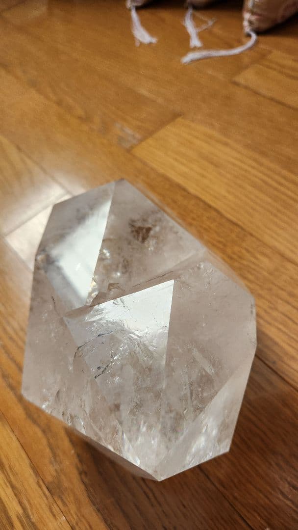 新春値下げ✨水晶　六角柱　イシスクリスタル　4.13キロ