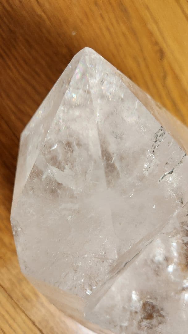 新春値下げ✨水晶　六角柱　イシスクリスタル　4.13キロ