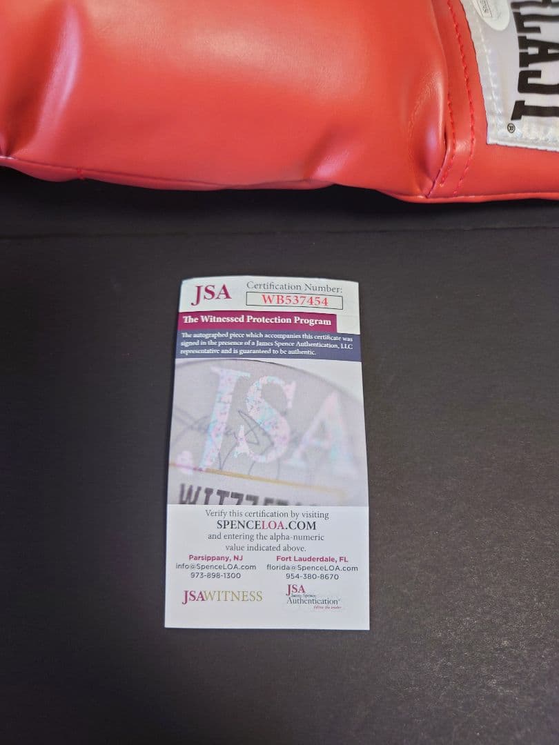 ボクシング マイク・タイソン 直筆サイングローブ Mike Tyson