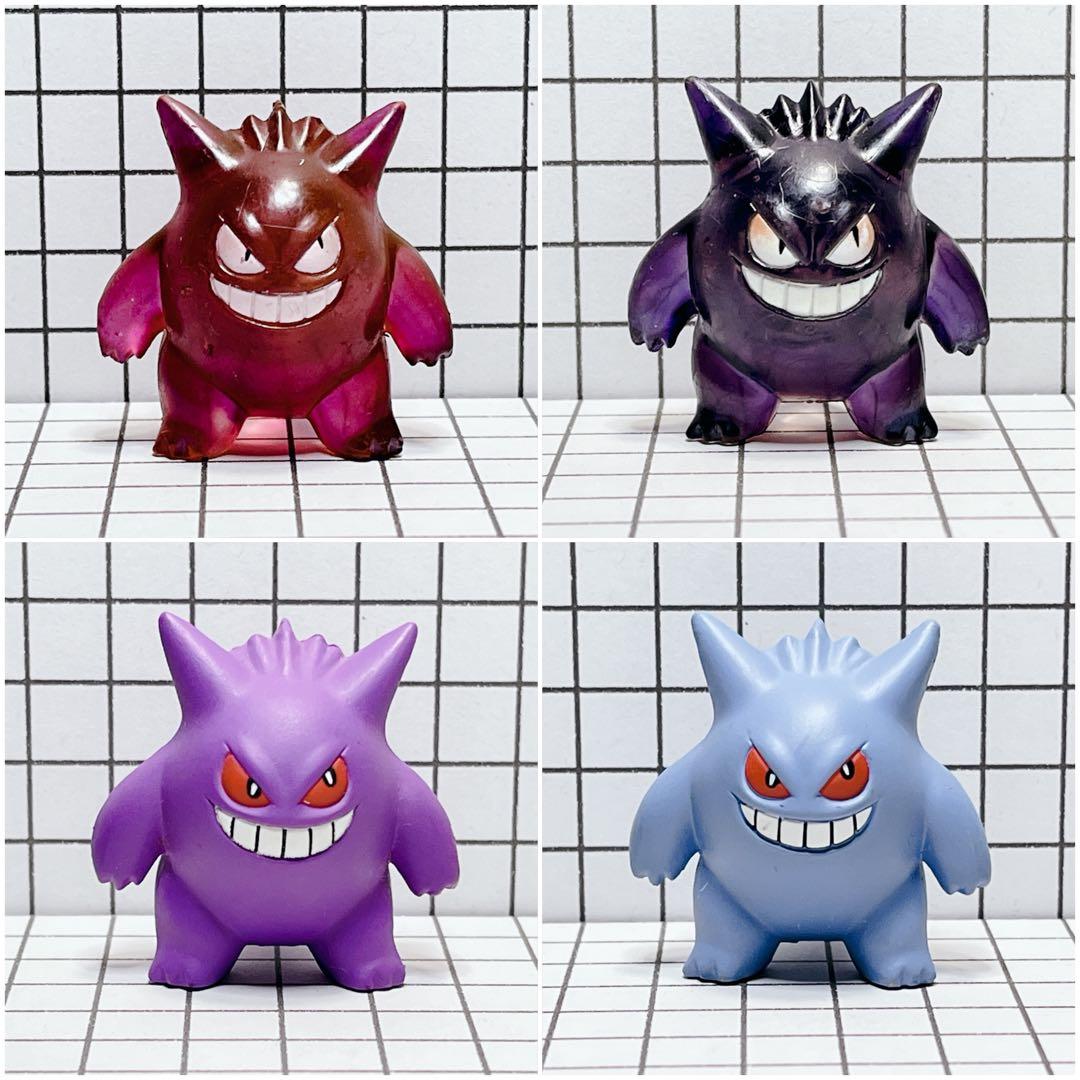 希少 ポケモン モンコレ ゲンガー 4色セット クリア