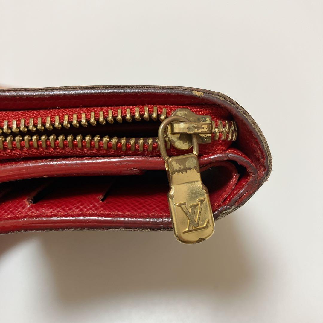 ルイヴィトン モノグラム コンパクトジップ 村上隆 チェリー 折り財布