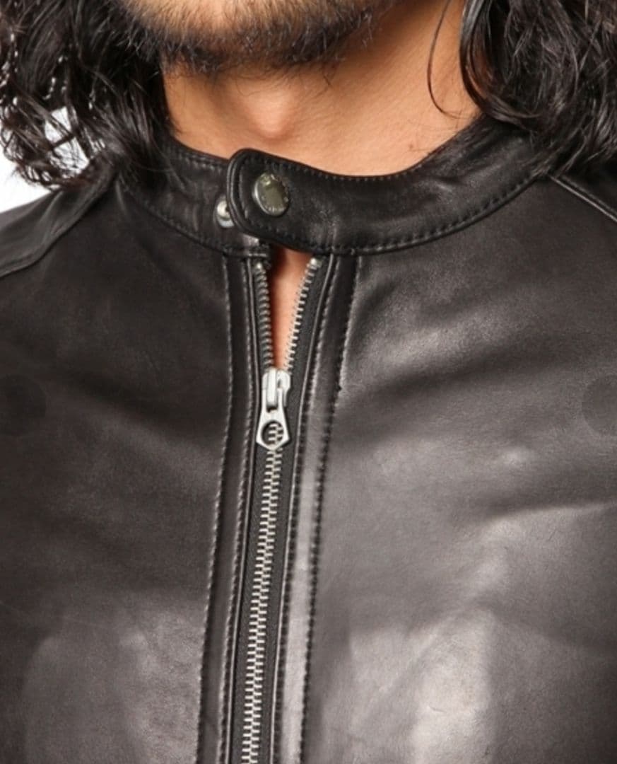 BY シープ セミベジタブル ライダースジャケット ビューティーアンドユース　M