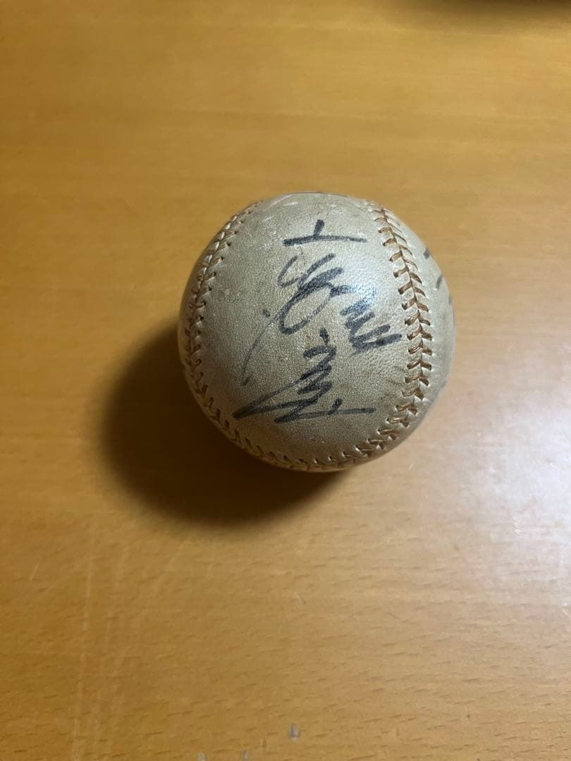 サイン入り野球ボール　野村克也　杉浦忠　鶴岡一人　広瀬叔功　南海ホークス