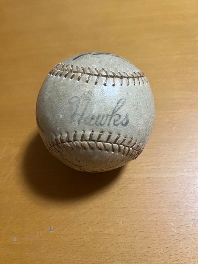 サイン入り野球ボール　野村克也　杉浦忠　鶴岡一人　広瀬叔功　南海ホークス
