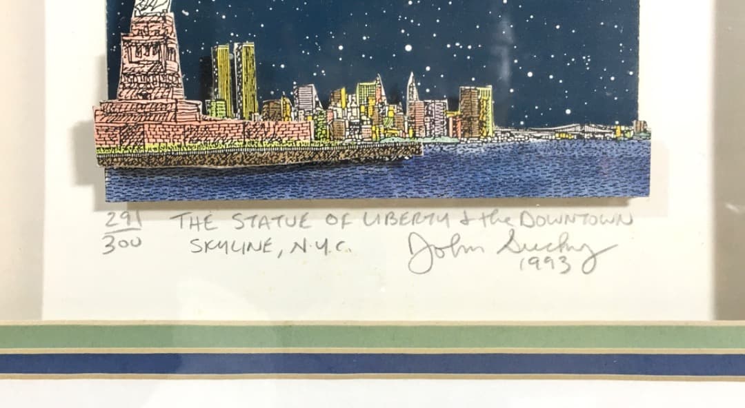 ○John Suchy ジョン・サッチー 自由の女神 1993年 3Dアート