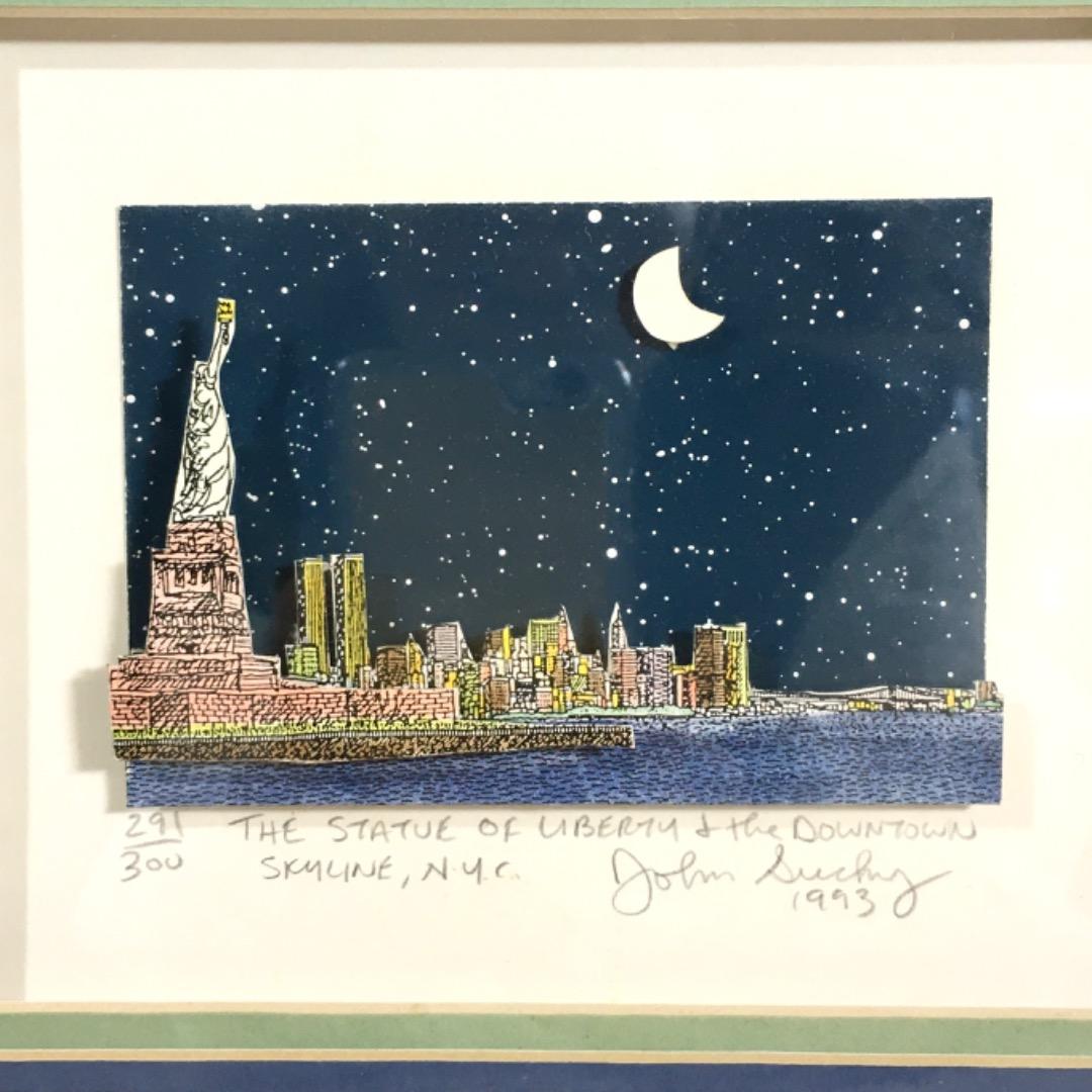 ○John Suchy ジョン・サッチー 自由の女神 1993年 3Dアート