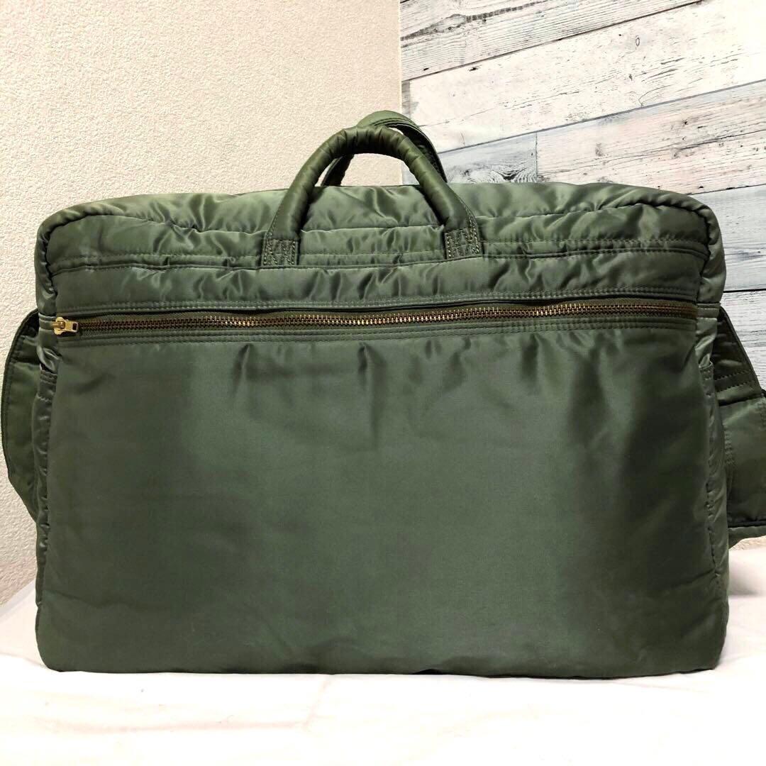 極美品✨希少 ポーター タンカー ボストンバッグL セージ 大容量 2way