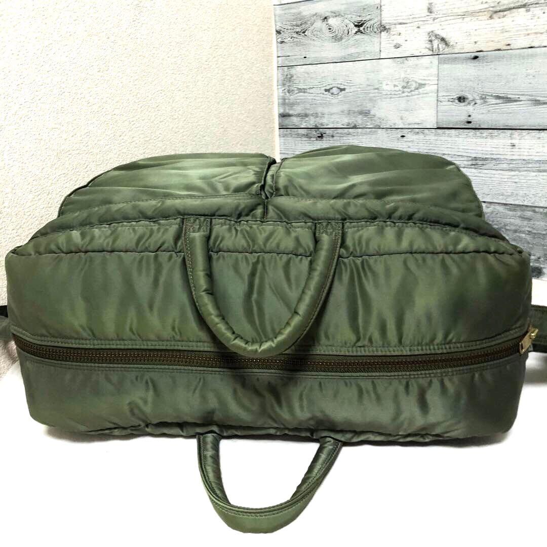 極美品✨希少 ポーター タンカー ボストンバッグL セージ 大容量 2way