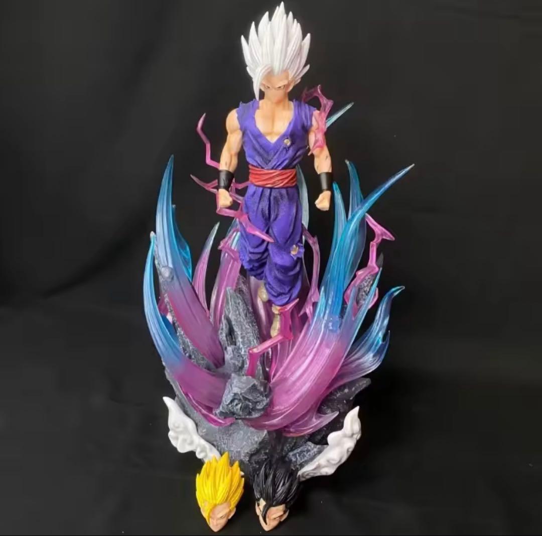 孫悟飯ビースト LED台座付き ガレージキッド フィギュア（差し替え頭3種）