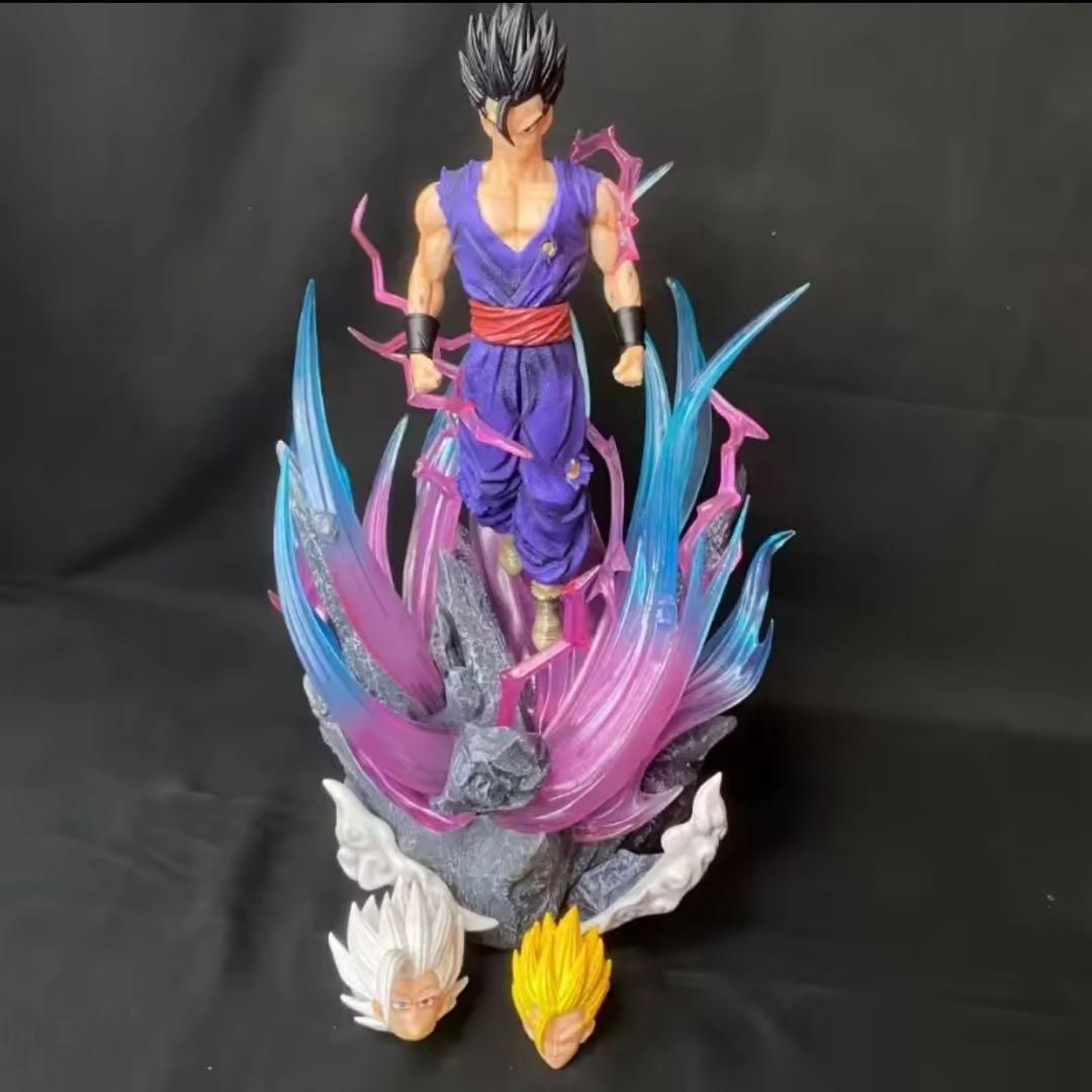 孫悟飯ビースト LED台座付き ガレージキッド フィギュア（差し替え頭3種）