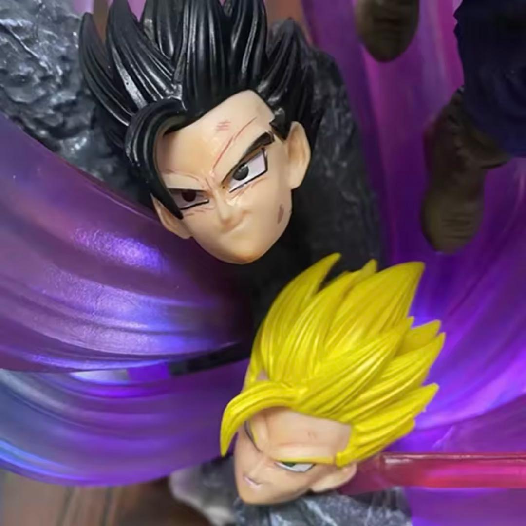 孫悟飯ビースト LED台座付き ガレージキッド フィギュア（差し替え頭3種）