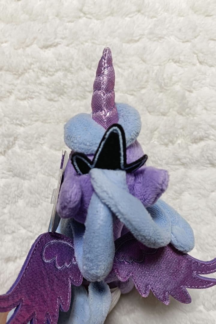 マイリトルポニー　プリンセスルナ　初期　希少　ぬいぐるみ　紫