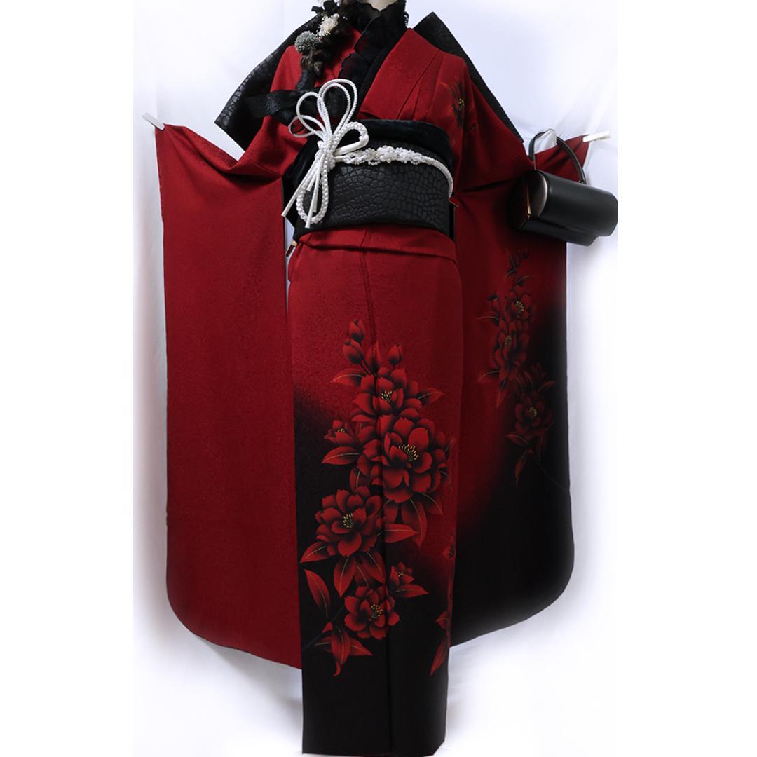 【2026年成人式まだ間に合います】振袖セット167.5cm◆フルセットrS43