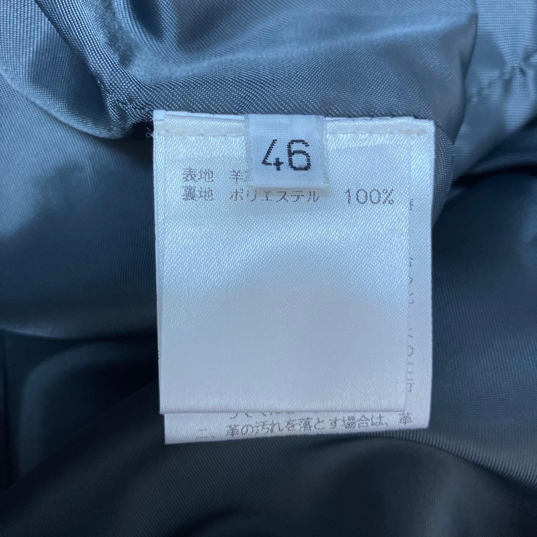 BARNEYS NEWYORK スタンドカラー レザージャケット 46