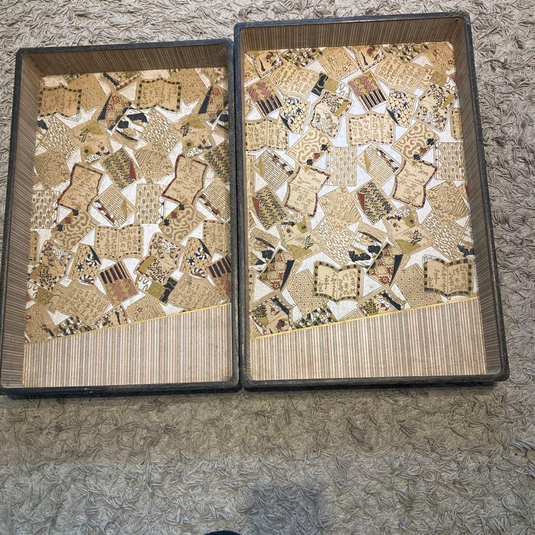 昭和　アンティーク衣装盆