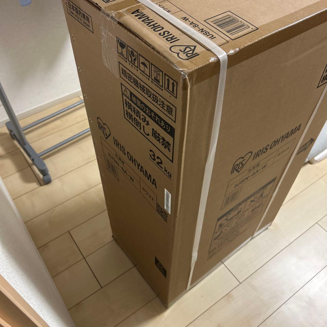 IRIS OHYAMA 冷凍庫 IUSN-8A-W ホワイト