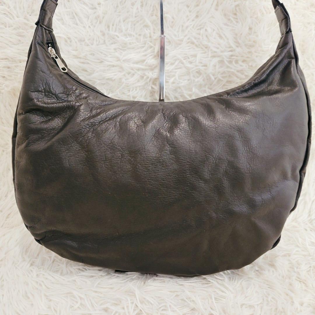 russet ラシット ソフトレザー ラウンド ビッグショルダ ーバッグ 肩掛け