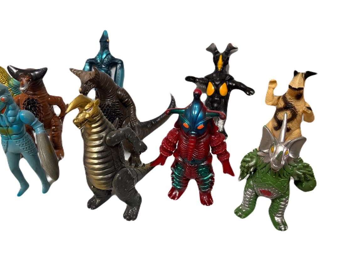 ウルトラマン 昭和怪獣 ソフビ 11体 まとめ売り バンダイ 90年代