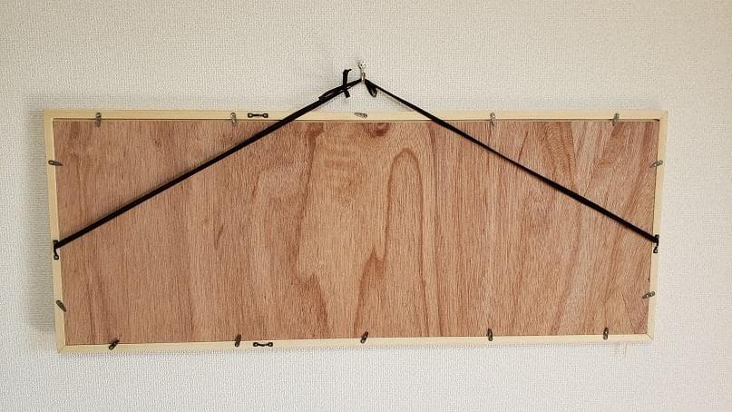 90番 101cmｘ35cmの手ぬぐいをお飾りいただく額