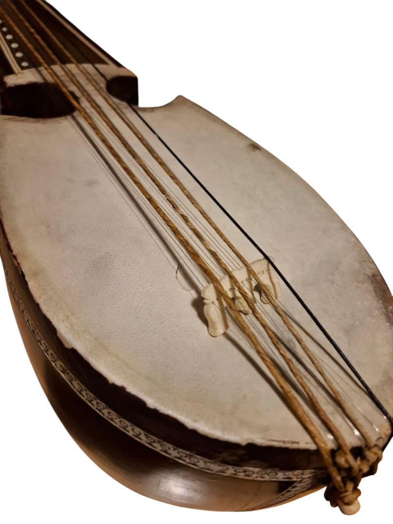 k*a様 民族楽器 ルバーブ 弦楽器 破れ汚れあり