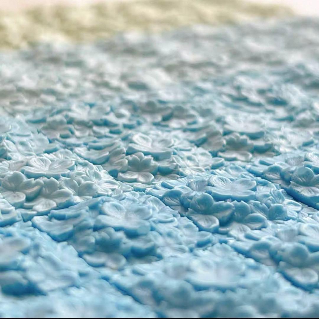 シーリングスタンプ用ワックス シリコンモールドアジサイ型