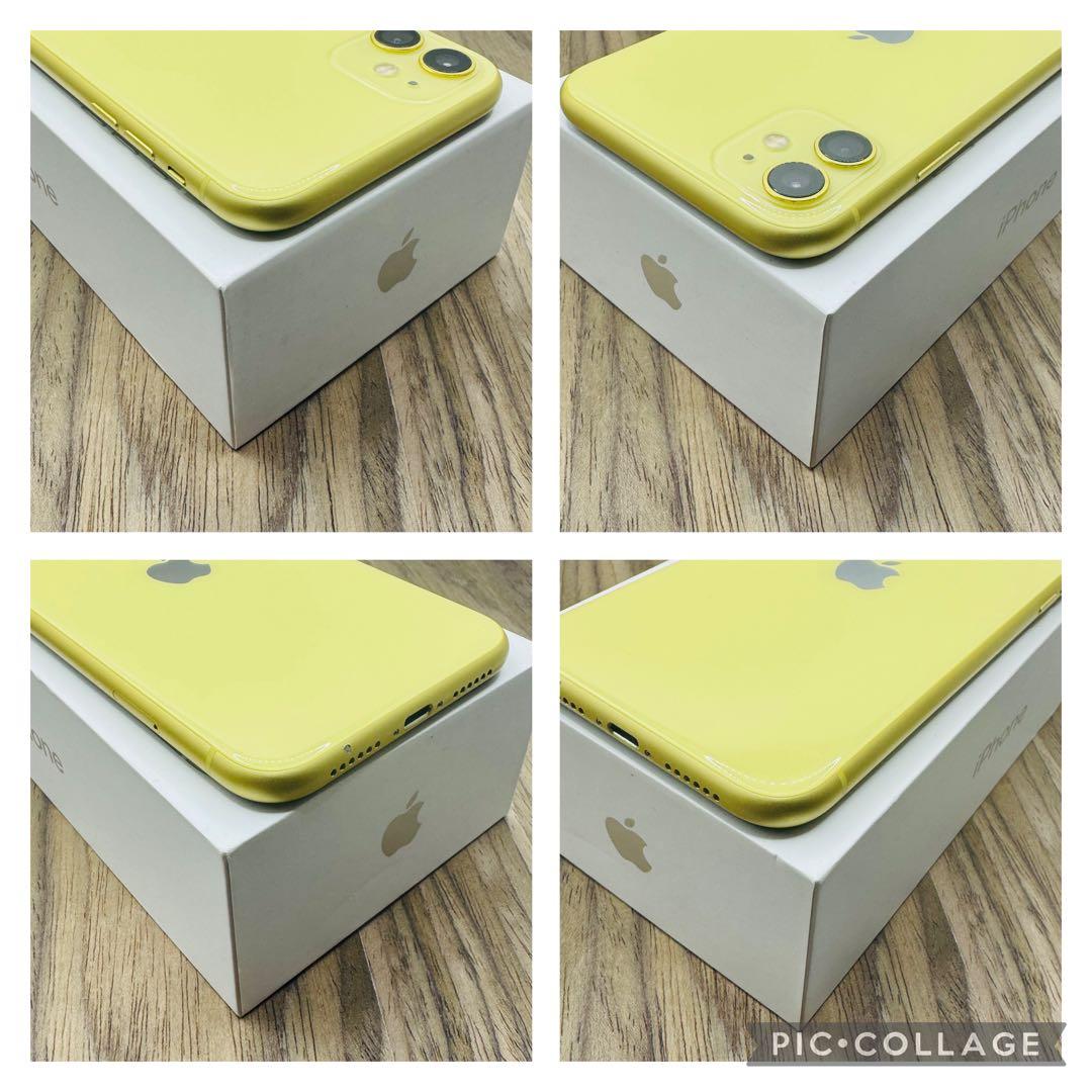 【美品】 iPhone11 イエロー 256GB SIMフリー 新品バッテリー