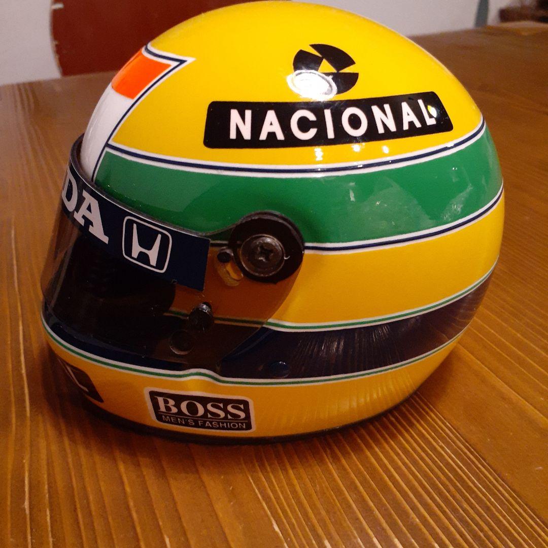 希少　マクラーレンホンダ　アイルトンセナ1/2サイズヘルメット　中古品/箱なし