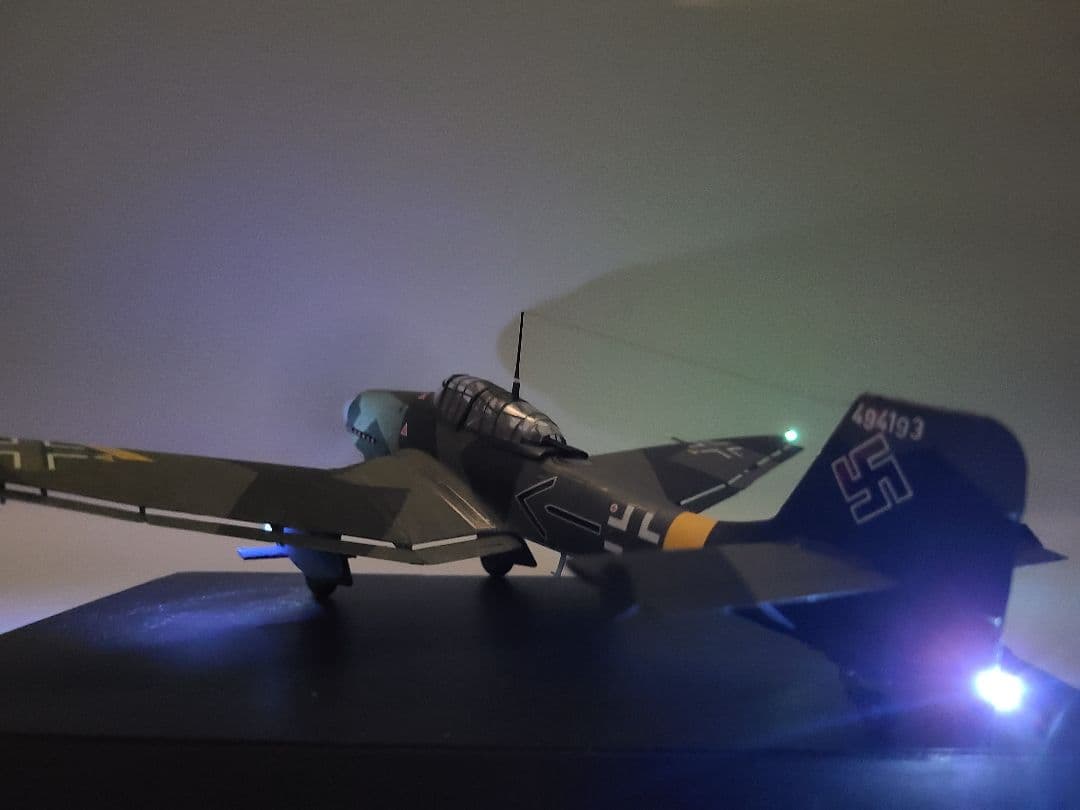 ユンカース スツーカ ju87 タンクバスター リアルモーターライズ完成品