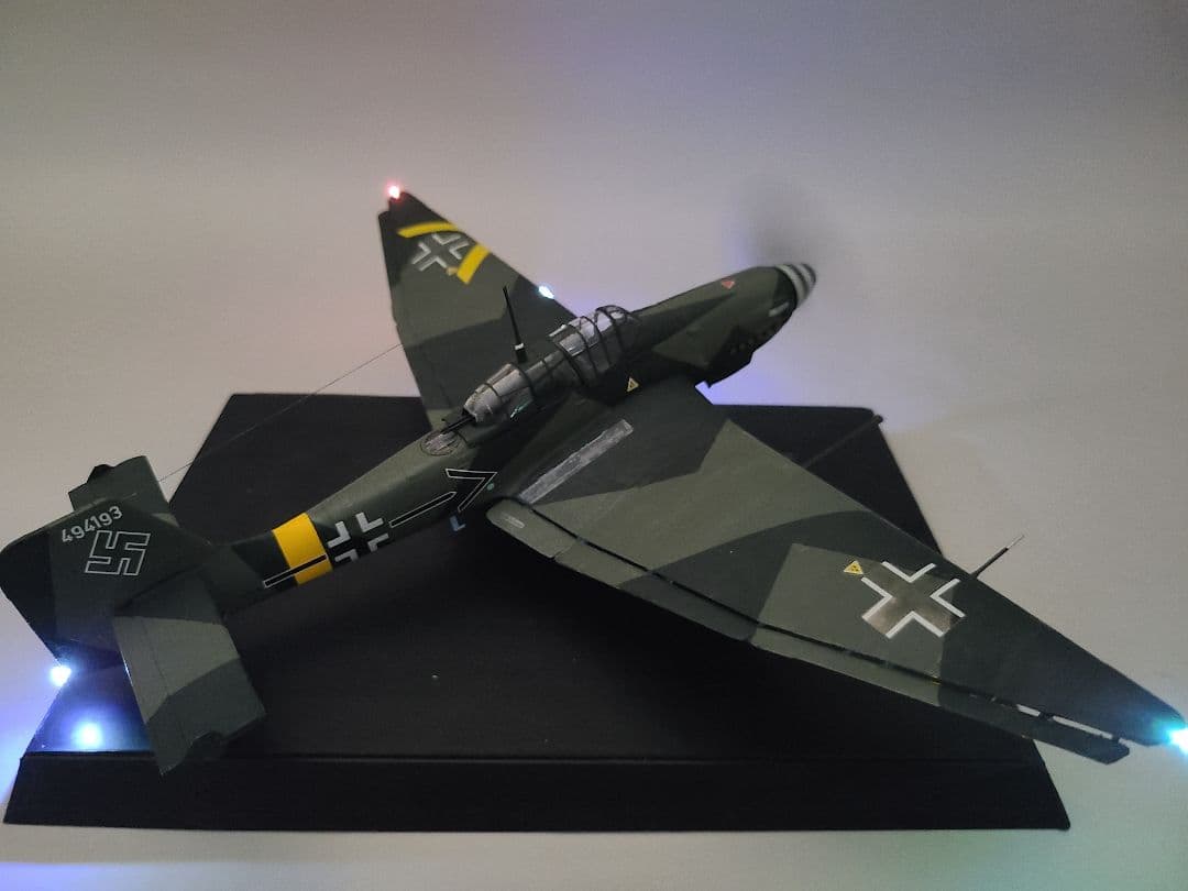 ユンカース スツーカ ju87 タンクバスター リアルモーターライズ完成品