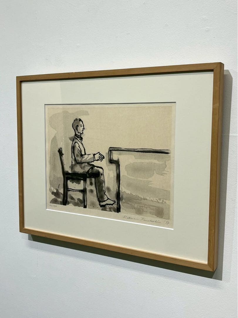 舟越桂《水のソナタ・アレグロ》1997年 木版画 AP10/10